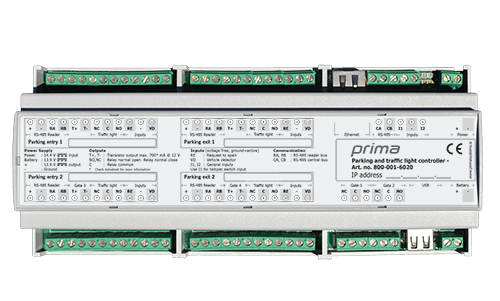 Prima-Alpha-parking-controller Alpha Parking Controller